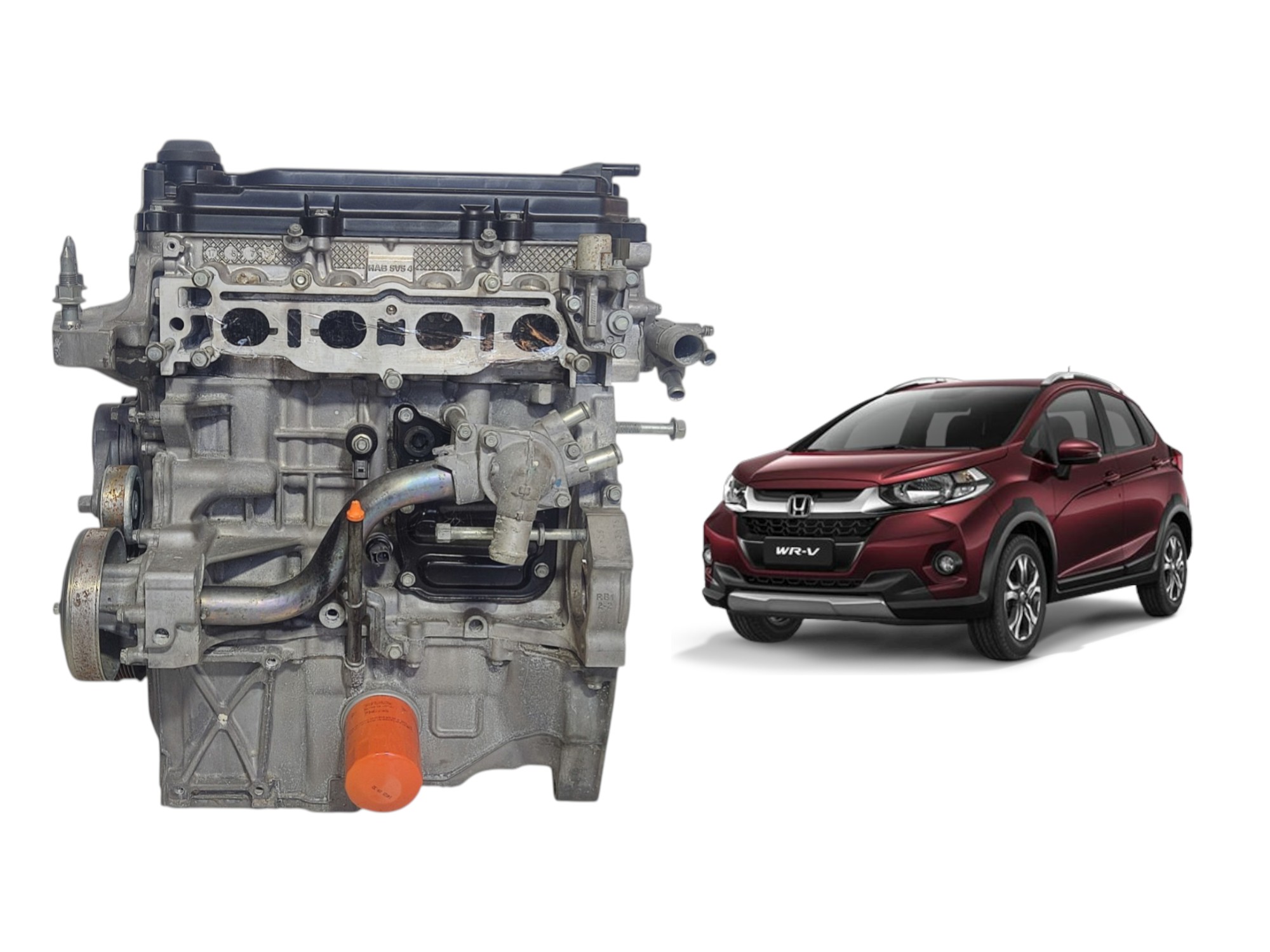 Motor Parcial Honda Wrv Wr-v 1.5 116cv 16v Flex 2018
