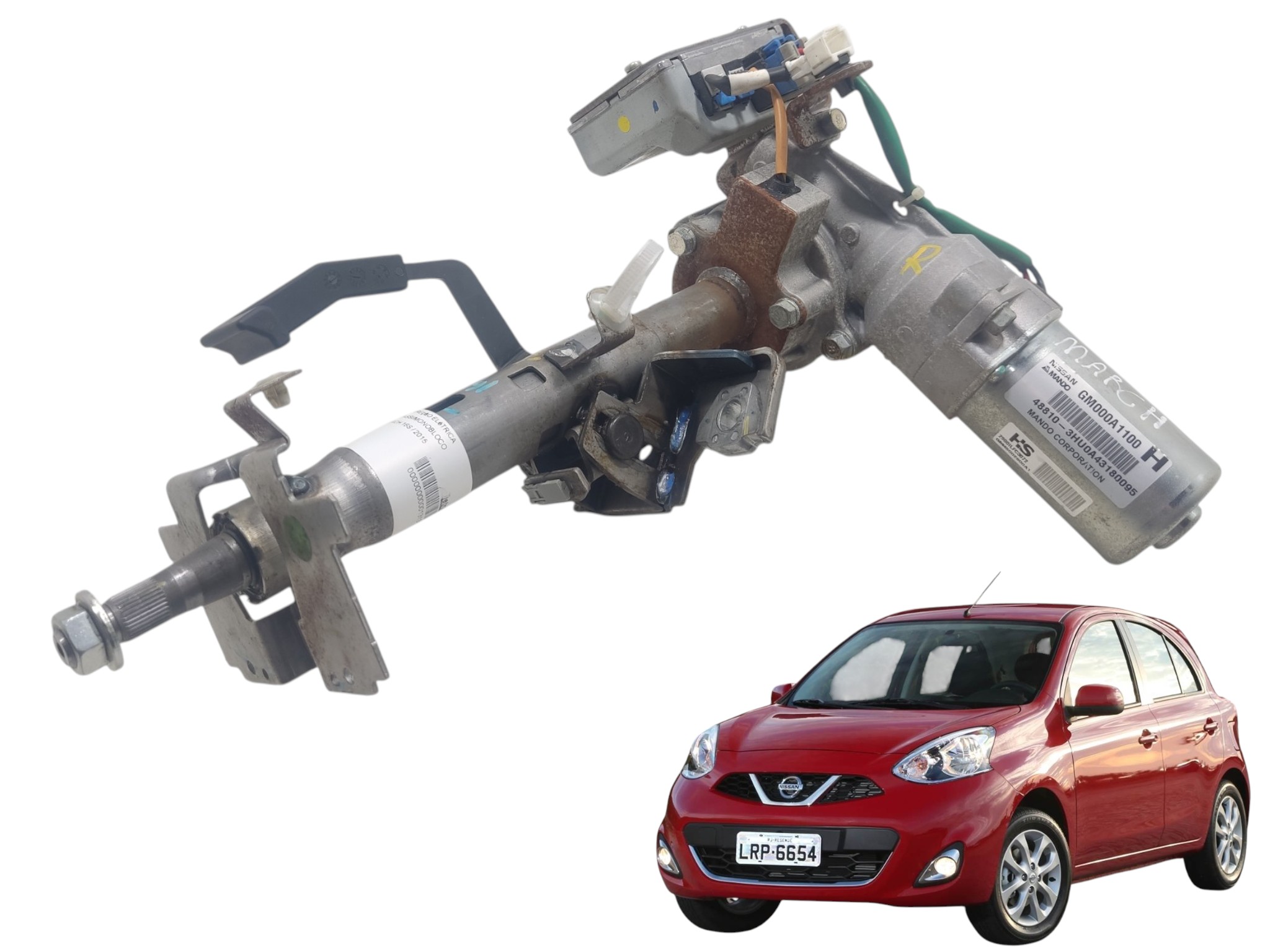 Coluna Direção Eletrica Nissan March 1.6 2015 2016